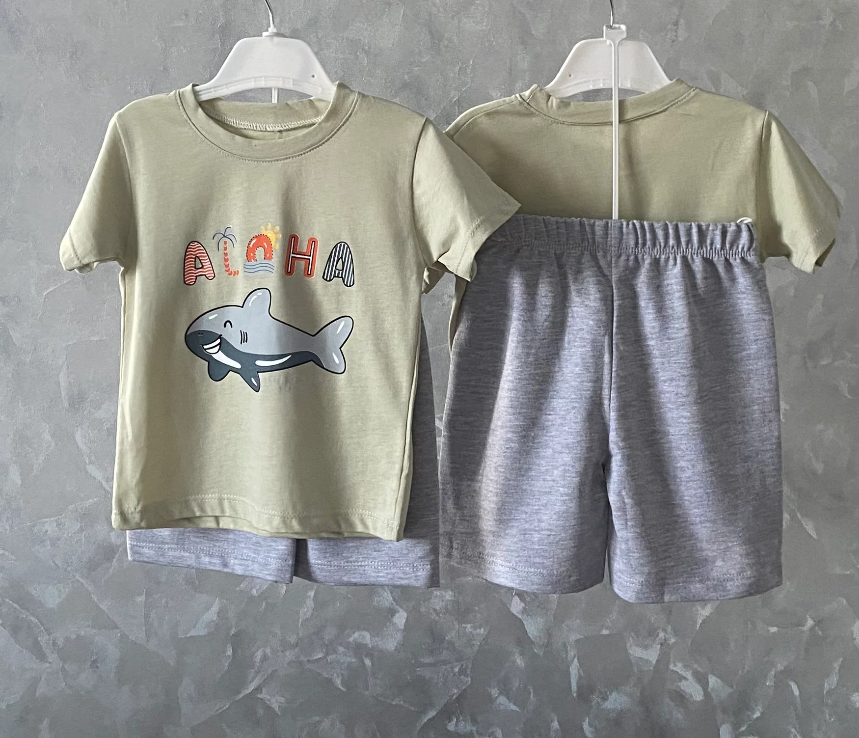 Комплект для хлопчика "Aloha" : футболка та шорти - Зображення 2